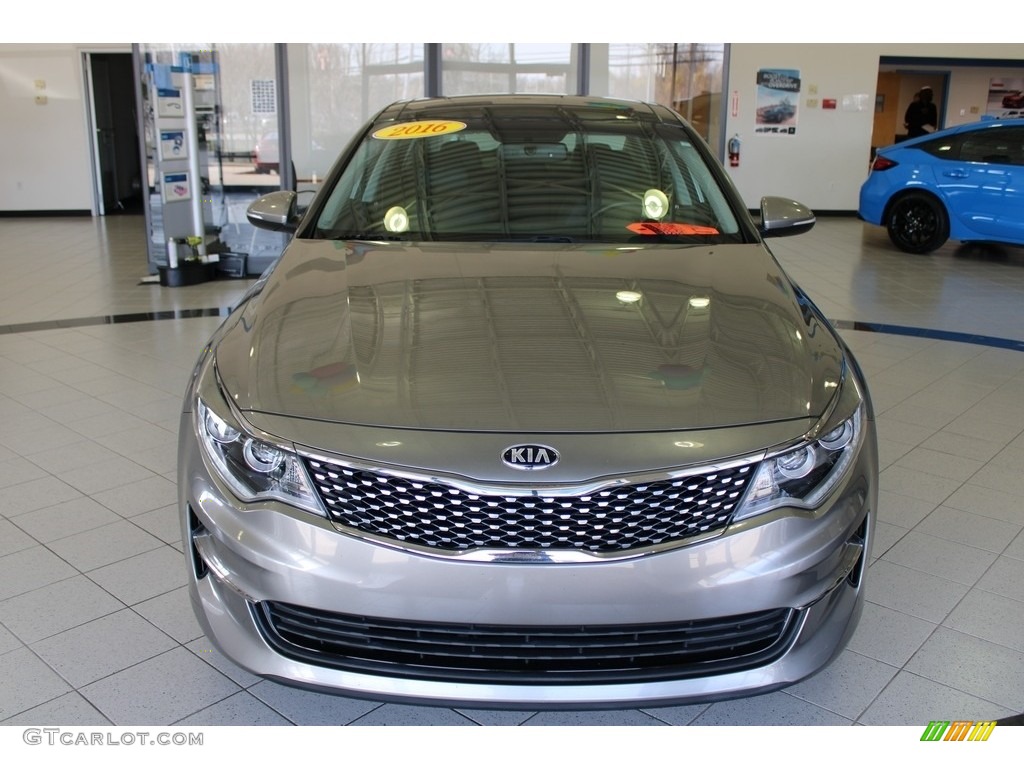 2016 Optima EX - Sparkling Silver / Black photo #2