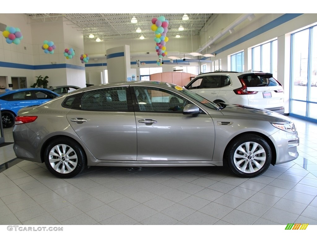 2016 Optima EX - Sparkling Silver / Black photo #4