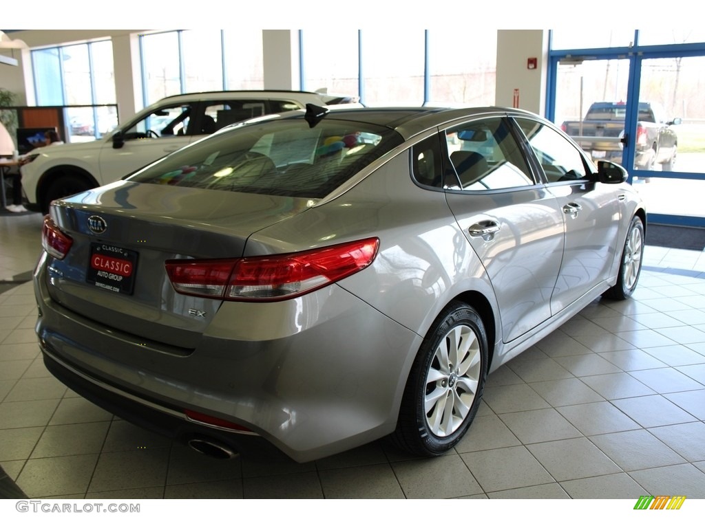 2016 Optima EX - Sparkling Silver / Black photo #7