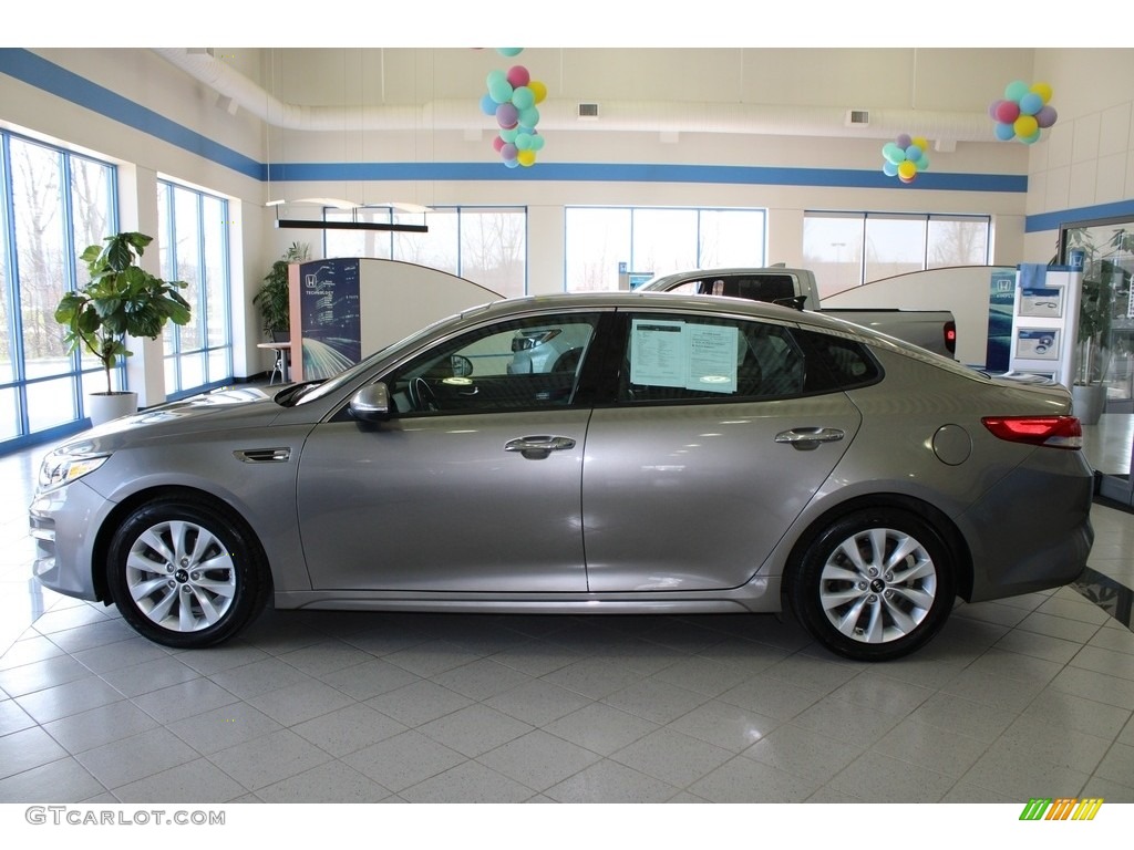 2016 Optima EX - Sparkling Silver / Black photo #10