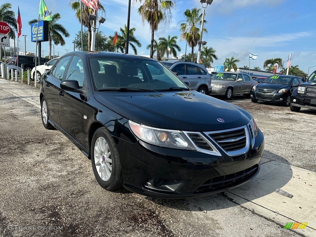 Black 2010 Saab 9-3 2.0T Sport Sedan Exterior Photo #145944317