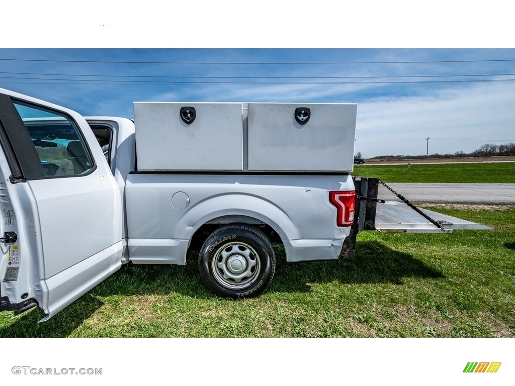 2016 F150 XLT SuperCab - Oxford White / Medium Earth Gray photo #19