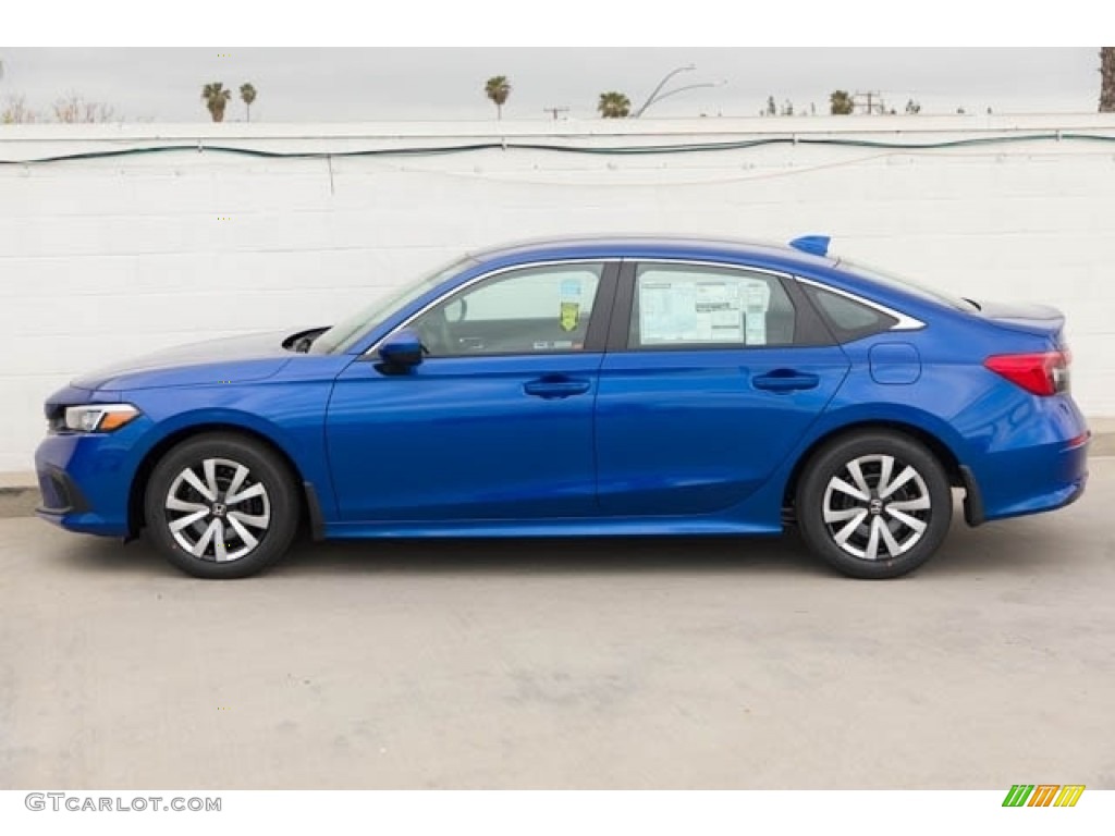 Aegean Blue Metallic 2023 Honda Civic LX Exterior Photo #145944965