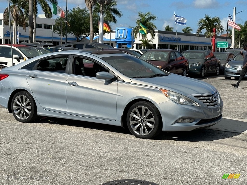 2011 Sonata Limited - Harbor Gray Metallic / Gray photo #2