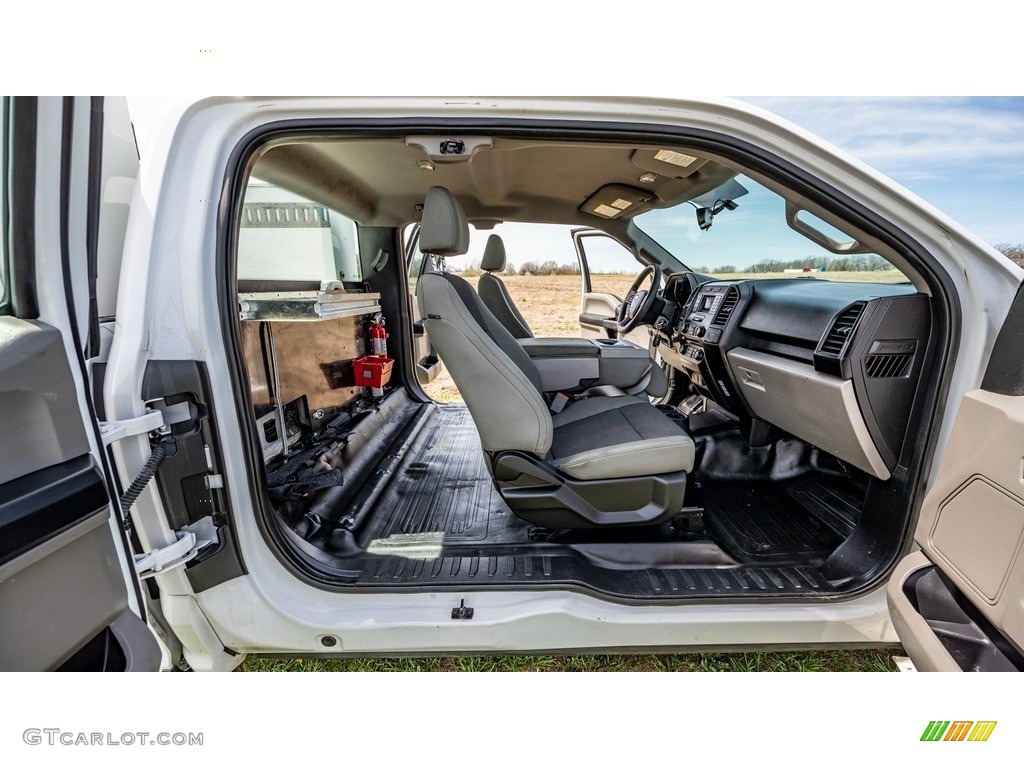 2016 F150 XLT SuperCab - Oxford White / Medium Earth Gray photo #23