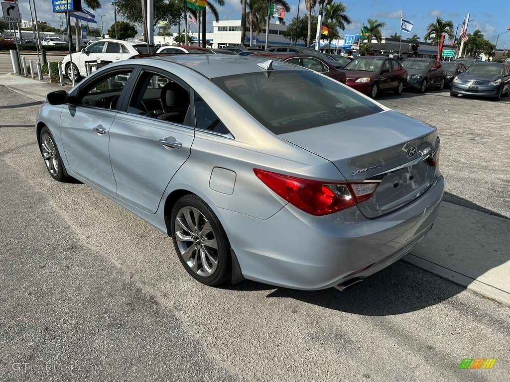 2011 Sonata Limited - Harbor Gray Metallic / Gray photo #6