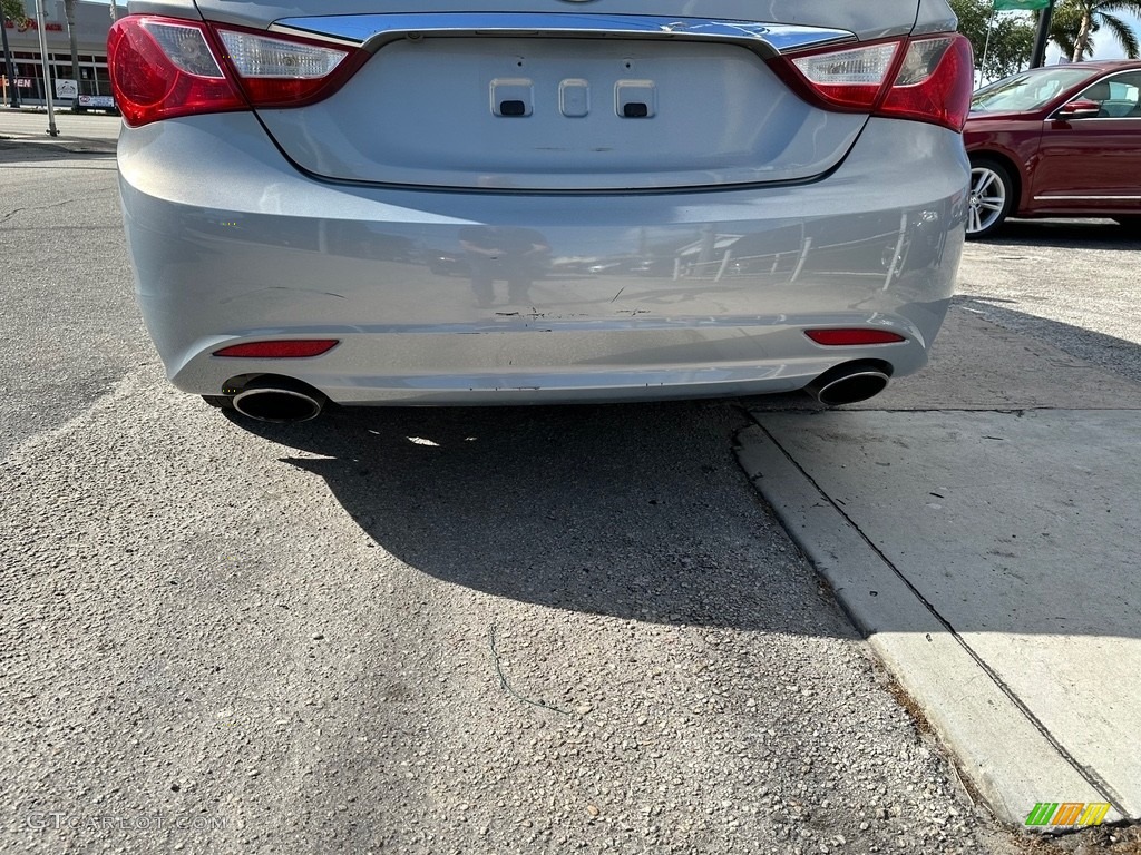 2011 Sonata Limited - Harbor Gray Metallic / Gray photo #7