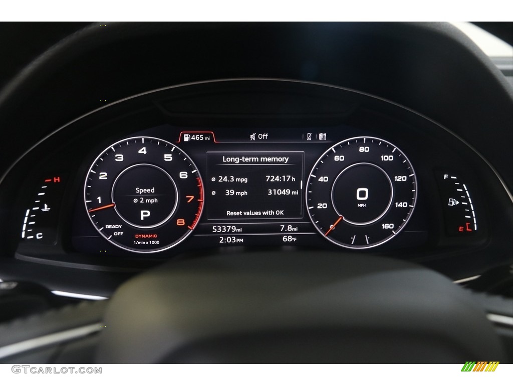 2019 Audi Q7 45 Prestige quattro Gauges Photo #145945193
