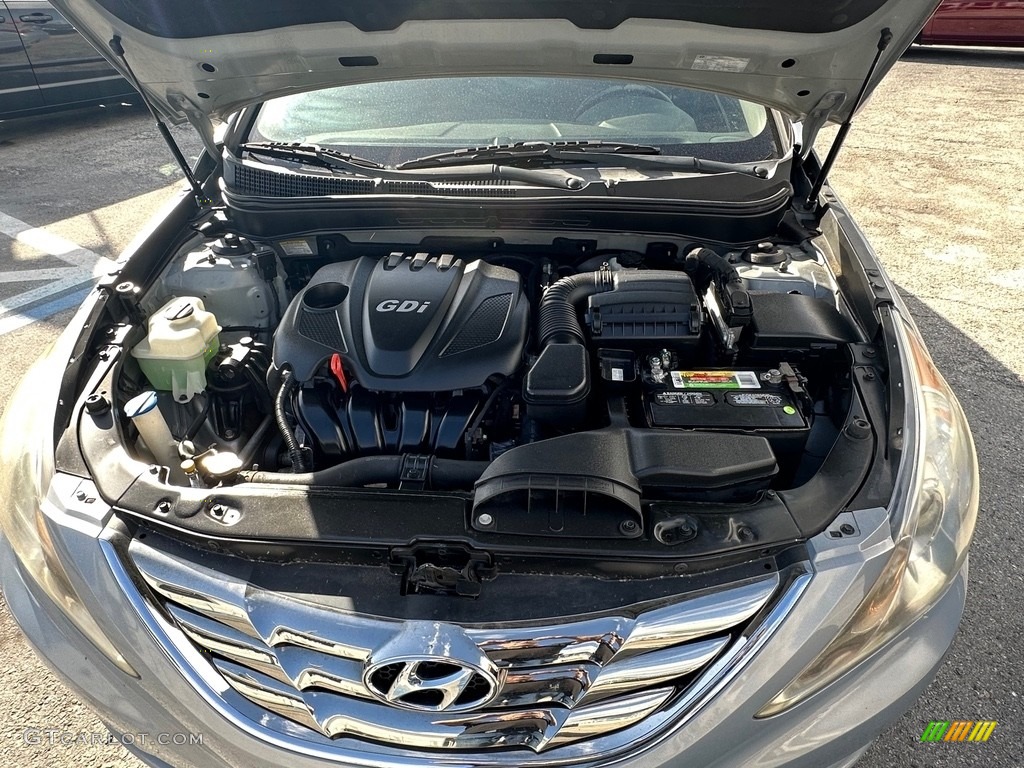 2011 Sonata Limited - Harbor Gray Metallic / Gray photo #13