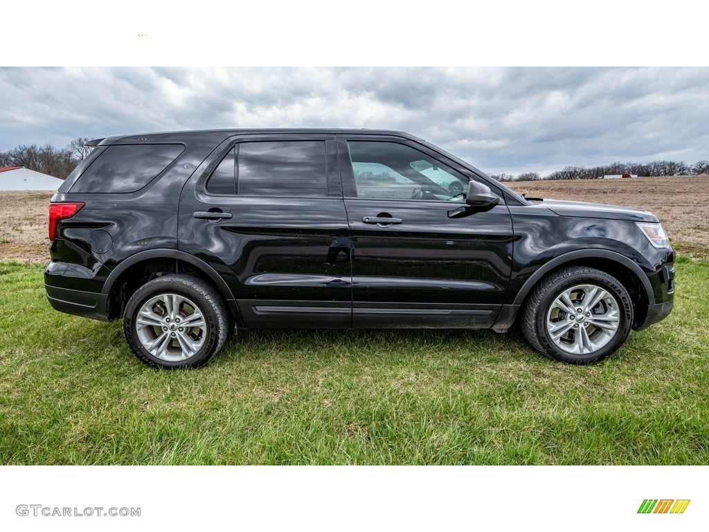 Shadow Black 2018 Ford Explorer Police Interceptor AWD Exterior Photo #145945841