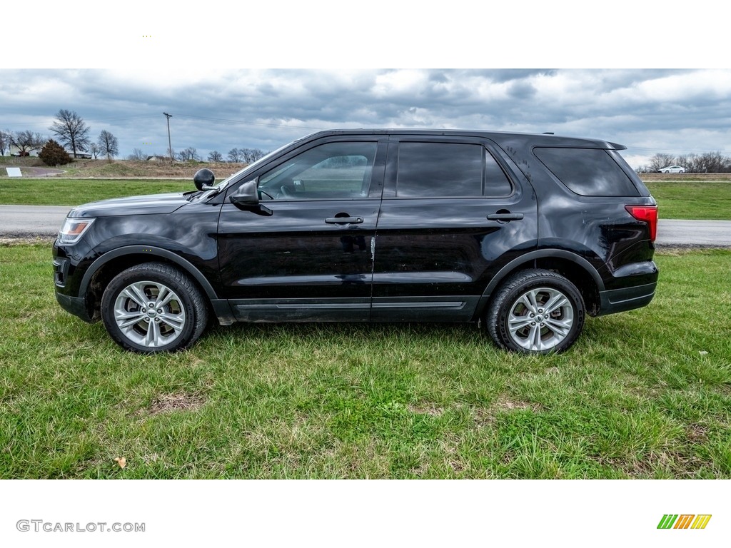 Shadow Black 2018 Ford Explorer Police Interceptor AWD Exterior Photo #145945958