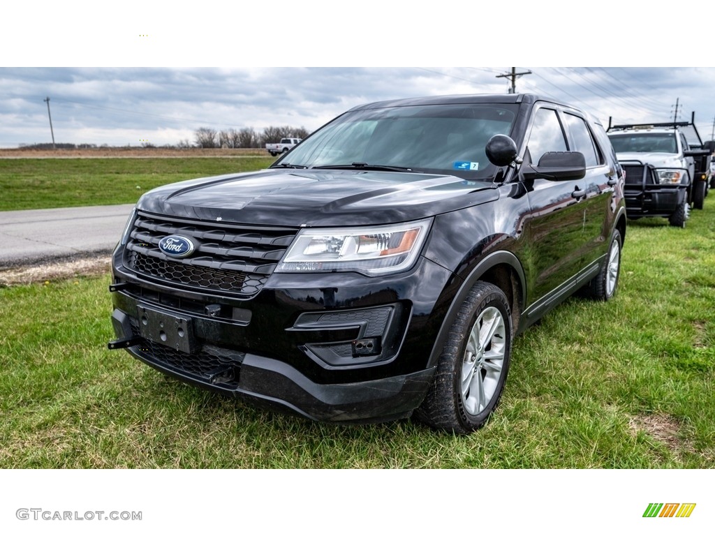 Shadow Black 2018 Ford Explorer Police Interceptor AWD Exterior Photo #145945985