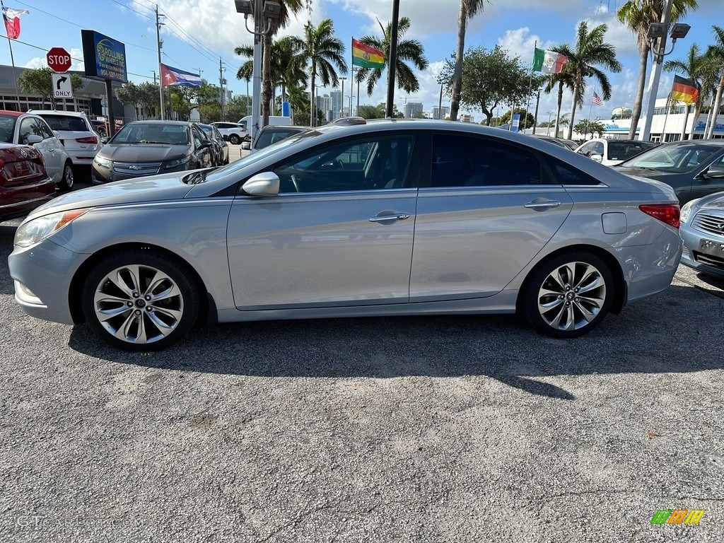 2011 Sonata Limited - Harbor Gray Metallic / Gray photo #36