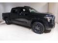 2022 Midnight Black Metallic Toyota Tundra Platinum Crew Cab 4x4  photo #1