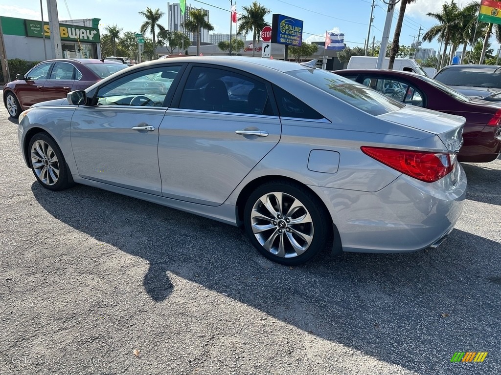 2011 Sonata Limited - Harbor Gray Metallic / Gray photo #37