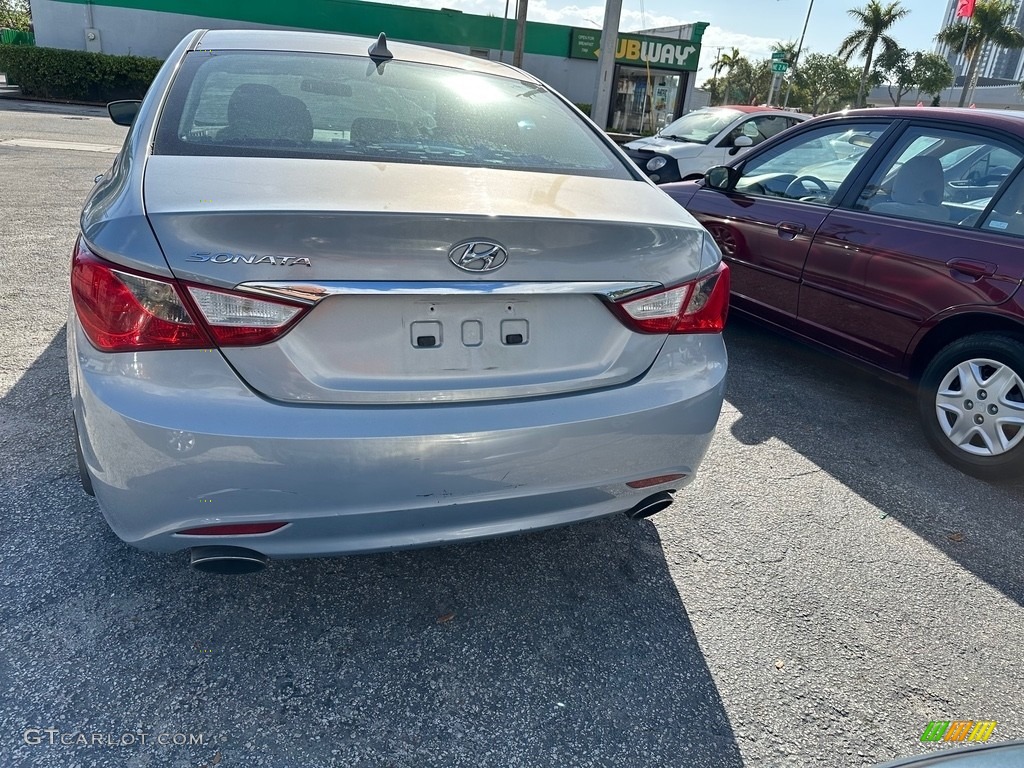 2011 Sonata Limited - Harbor Gray Metallic / Gray photo #38