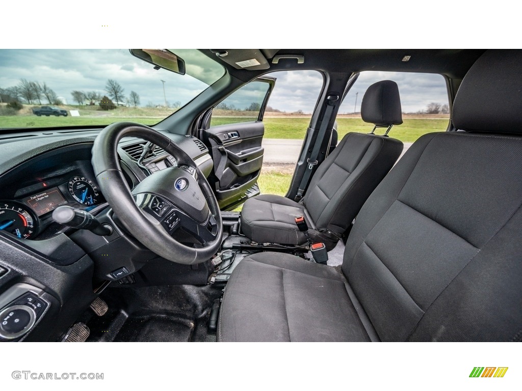 2018 Ford Explorer Police Interceptor AWD Front Seat Photo #145946060