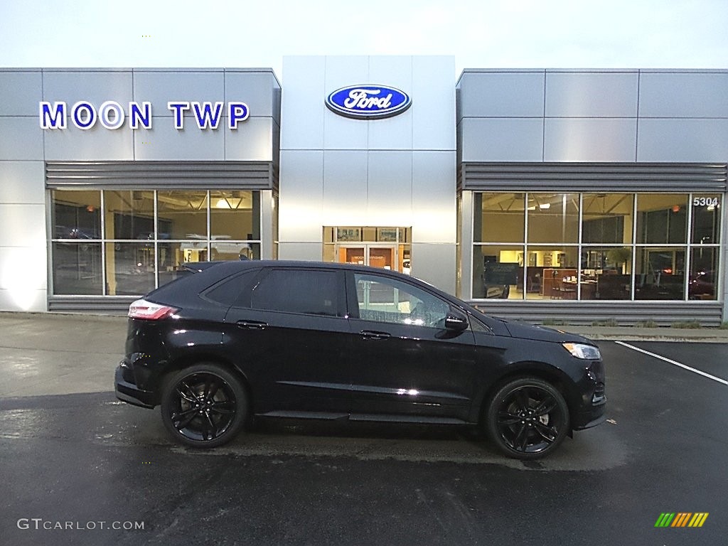 2019 Edge ST AWD - Agate Black / Ebony photo #1