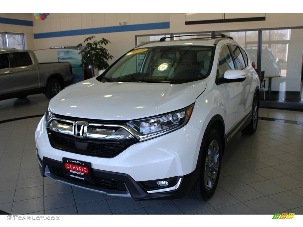 2018 CR-V EX-L AWD - White Diamond Pearl / Ivory photo #1