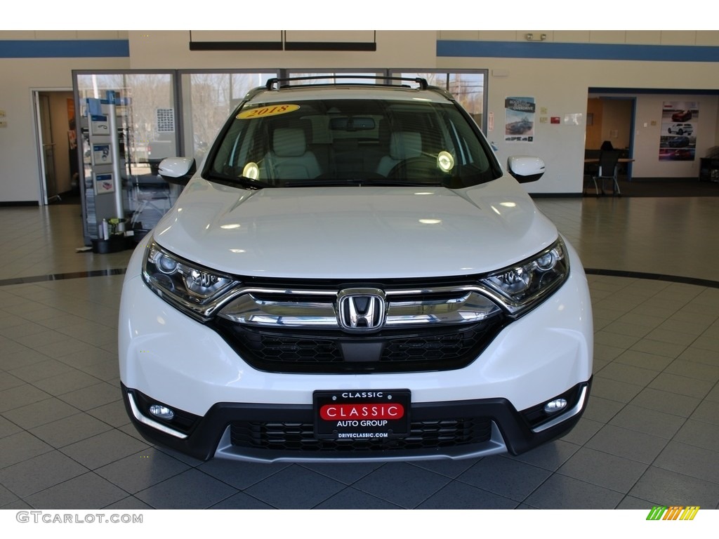 2018 CR-V EX-L AWD - White Diamond Pearl / Ivory photo #2