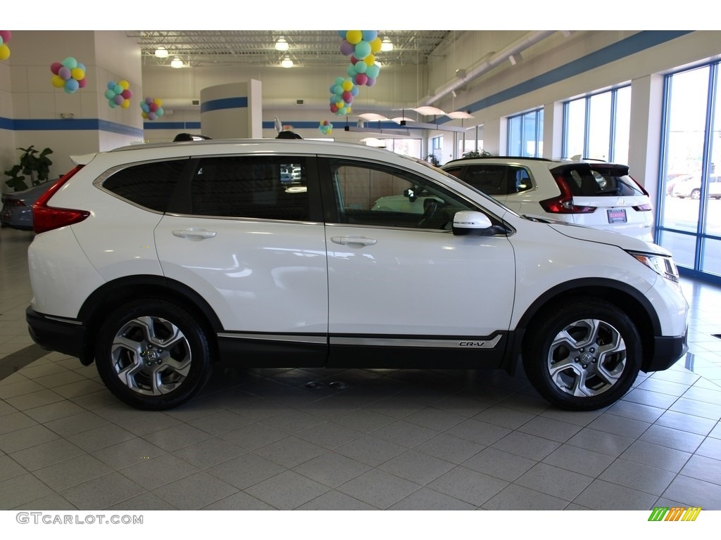 2018 CR-V EX-L AWD - White Diamond Pearl / Ivory photo #6