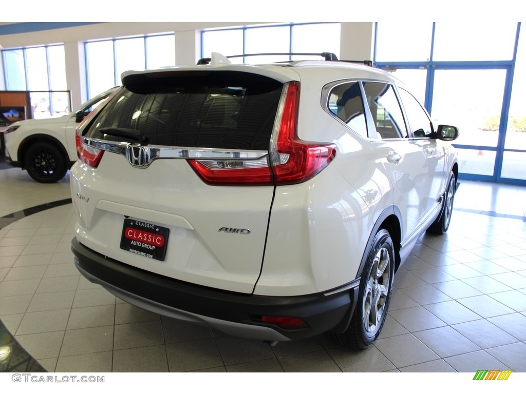 2018 CR-V EX-L AWD - White Diamond Pearl / Ivory photo #8