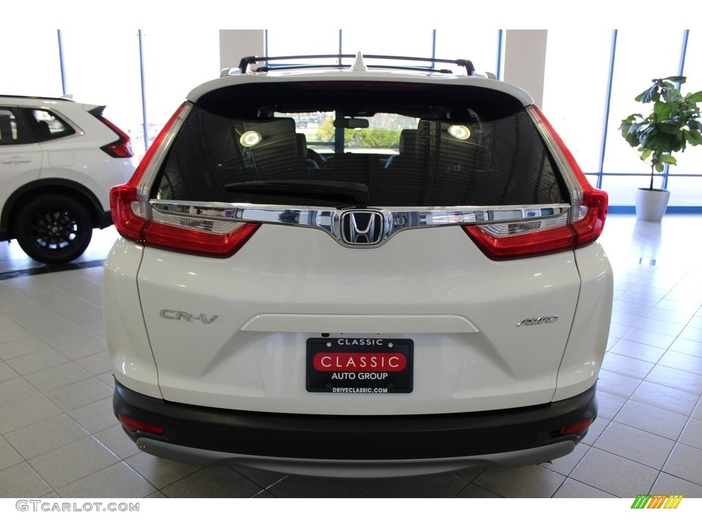 2018 CR-V EX-L AWD - White Diamond Pearl / Ivory photo #9