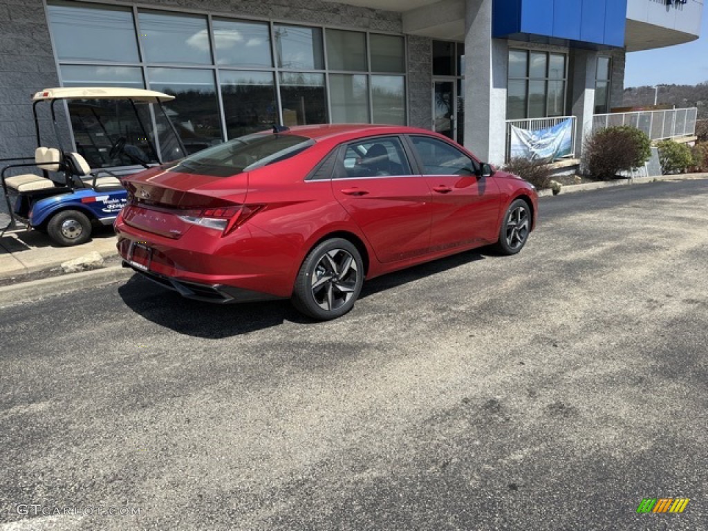 2023 Elantra Limited - Calypso Red / Black photo #2