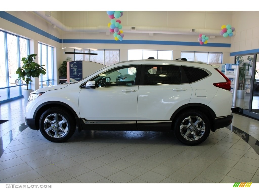 2018 CR-V EX-L AWD - White Diamond Pearl / Ivory photo #13