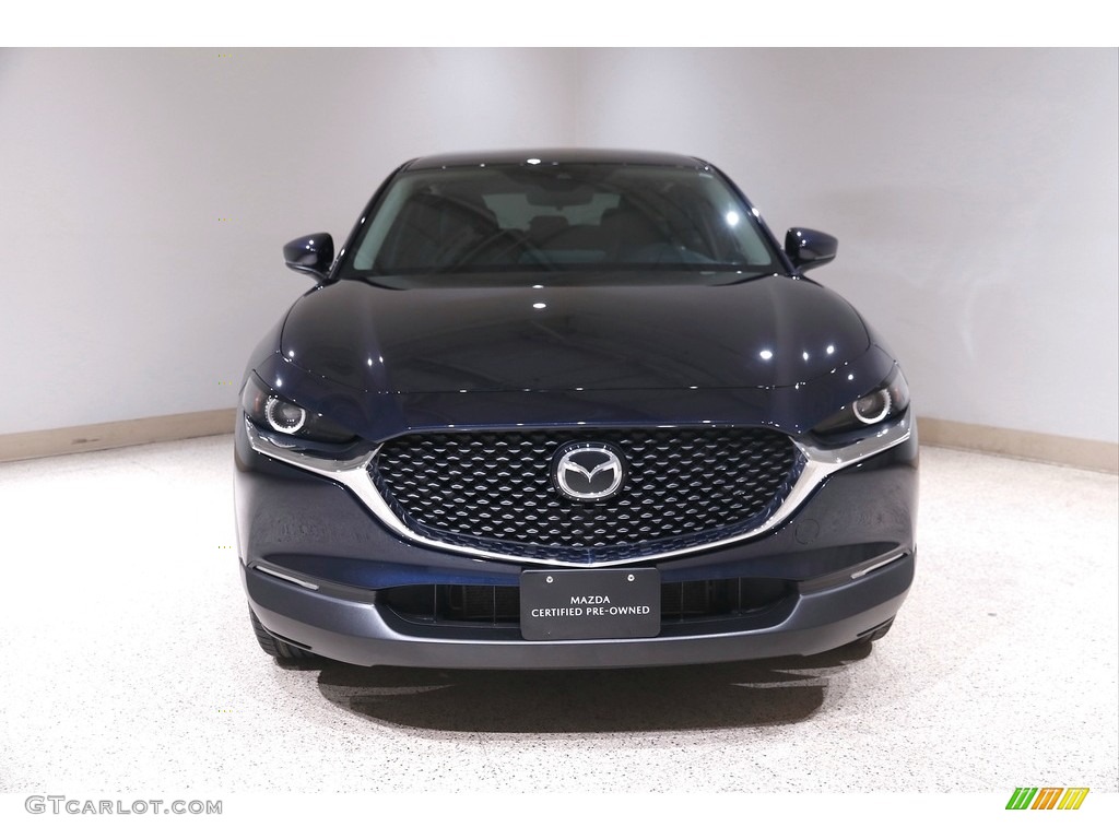 2020 CX-30 Select AWD - Deep Crystal Blue Mica / Black photo #2