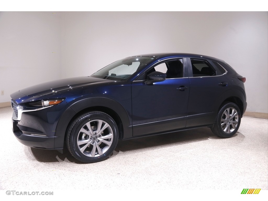 2020 CX-30 Select AWD - Deep Crystal Blue Mica / Black photo #3