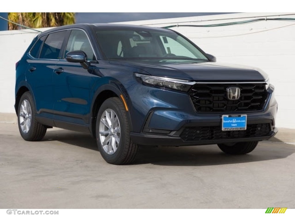 2023 CR-V EX - Canyon River Blue Metallic / Black photo #1