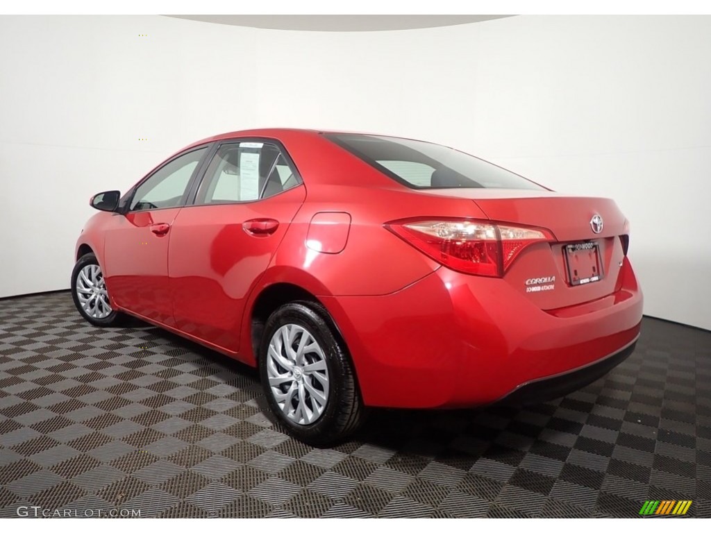 2019 Corolla LE - Barcelona Red Metallic / Black photo #9