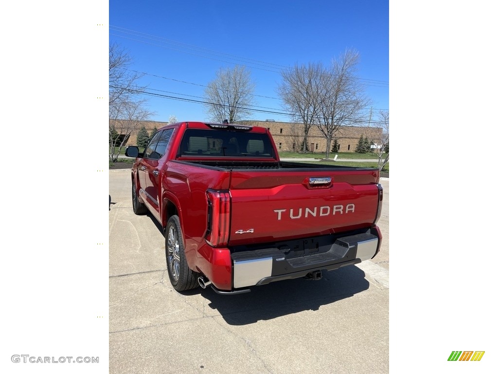 2023 Tundra Capstone CrewMax 4x4 - Supersonic Red / Black/White photo #3
