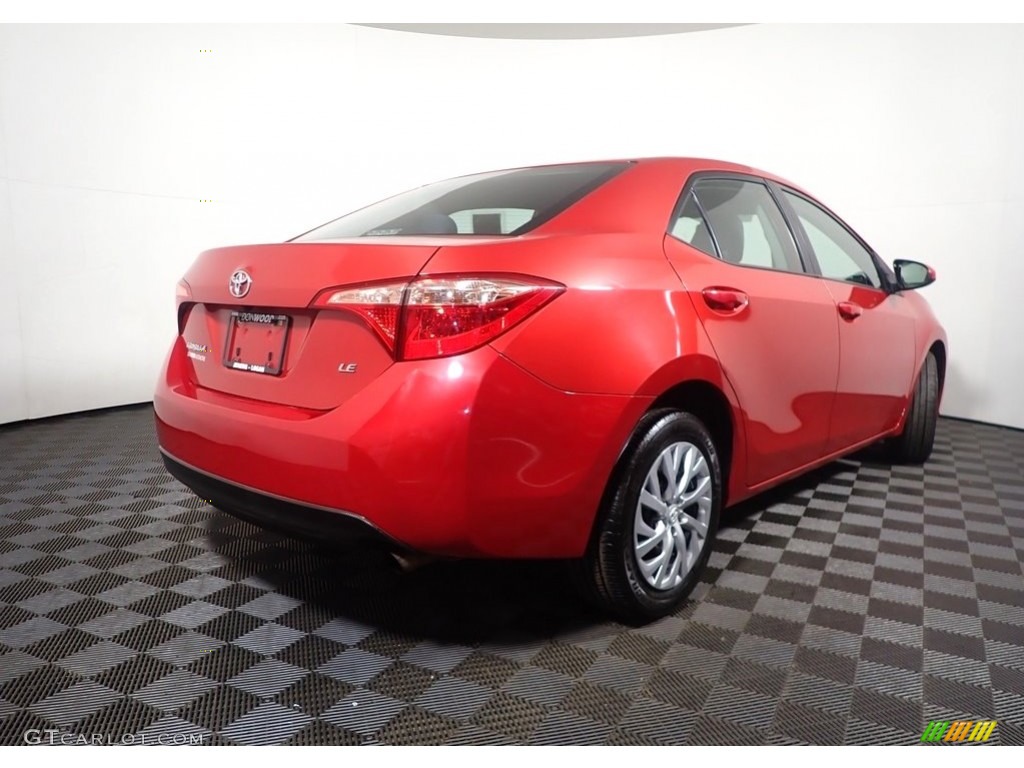 2019 Corolla LE - Barcelona Red Metallic / Black photo #14