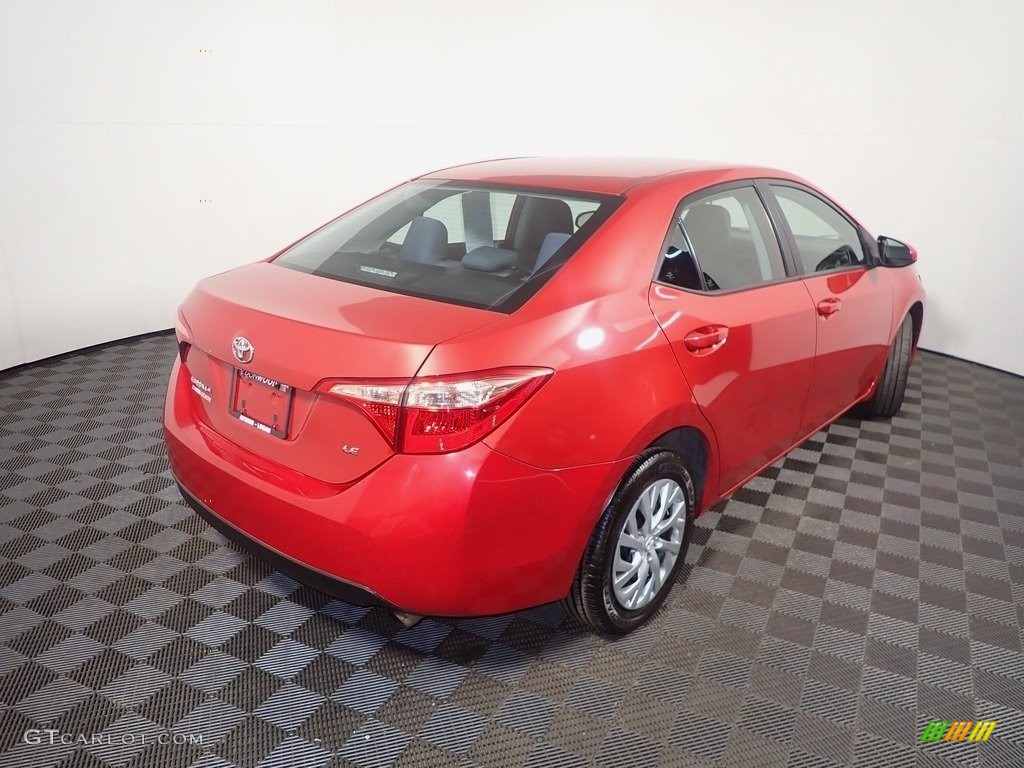 2019 Corolla LE - Barcelona Red Metallic / Black photo #15