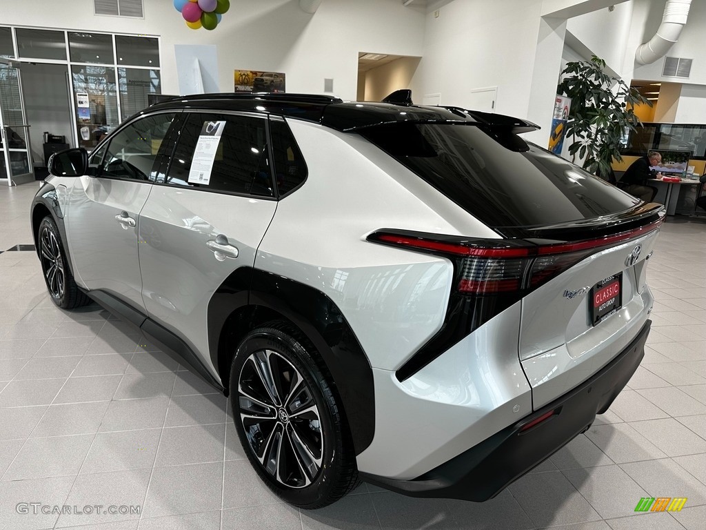 Elemental Silver Metallic 2023 Toyota bZ4X Limited AWD Exterior Photo #145950035