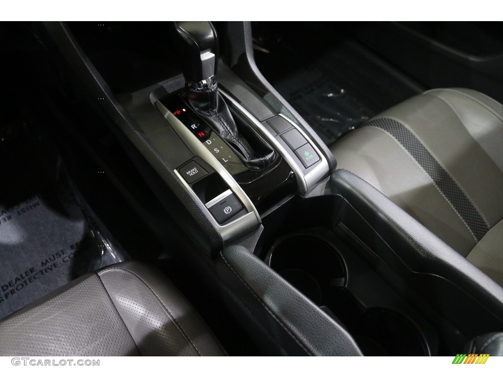 2019 Civic EX-L Sedan - Cosmic Blue Metallic / Gray photo #15