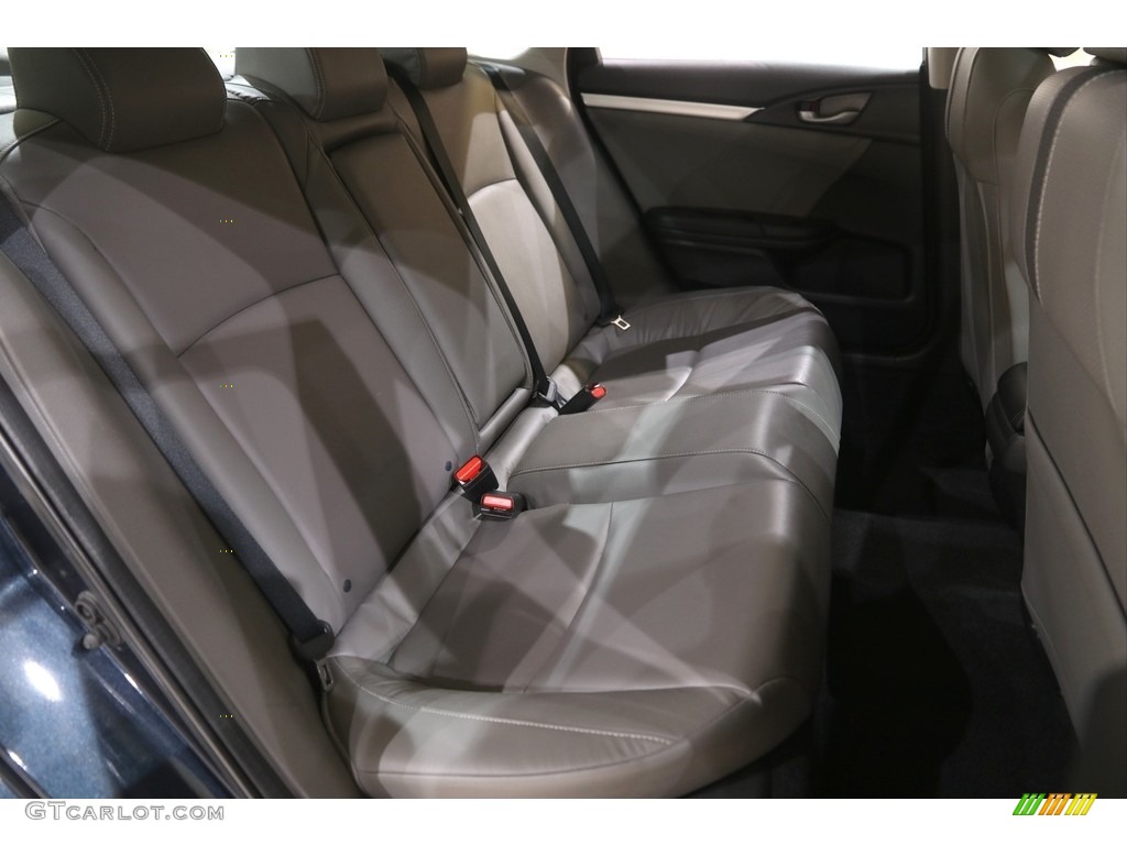 2019 Civic EX-L Sedan - Cosmic Blue Metallic / Gray photo #18