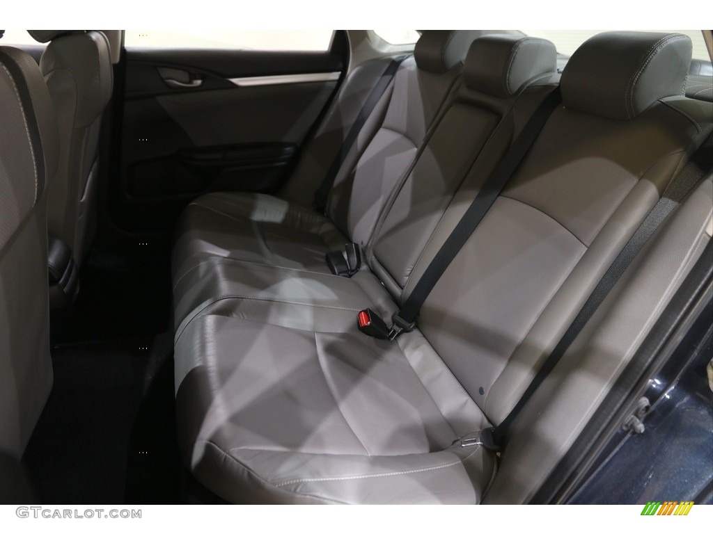 2019 Civic EX-L Sedan - Cosmic Blue Metallic / Gray photo #19