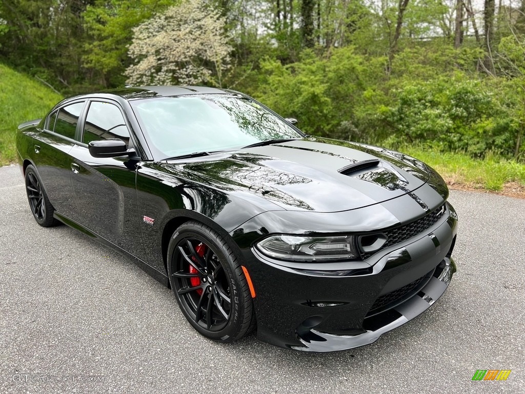 Pitch Black 2021 Dodge Charger Scat Pack Exterior Photo #145950677