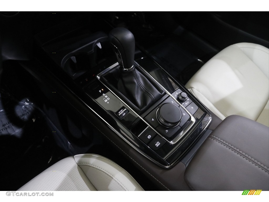 2021 CX-30 Premium AWD - Deep Crystal Blue Mica / White photo #15
