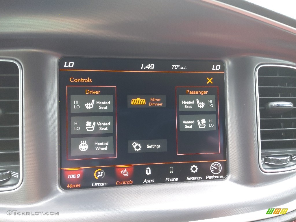 2021 Dodge Charger Scat Pack Controls Photo #145951226