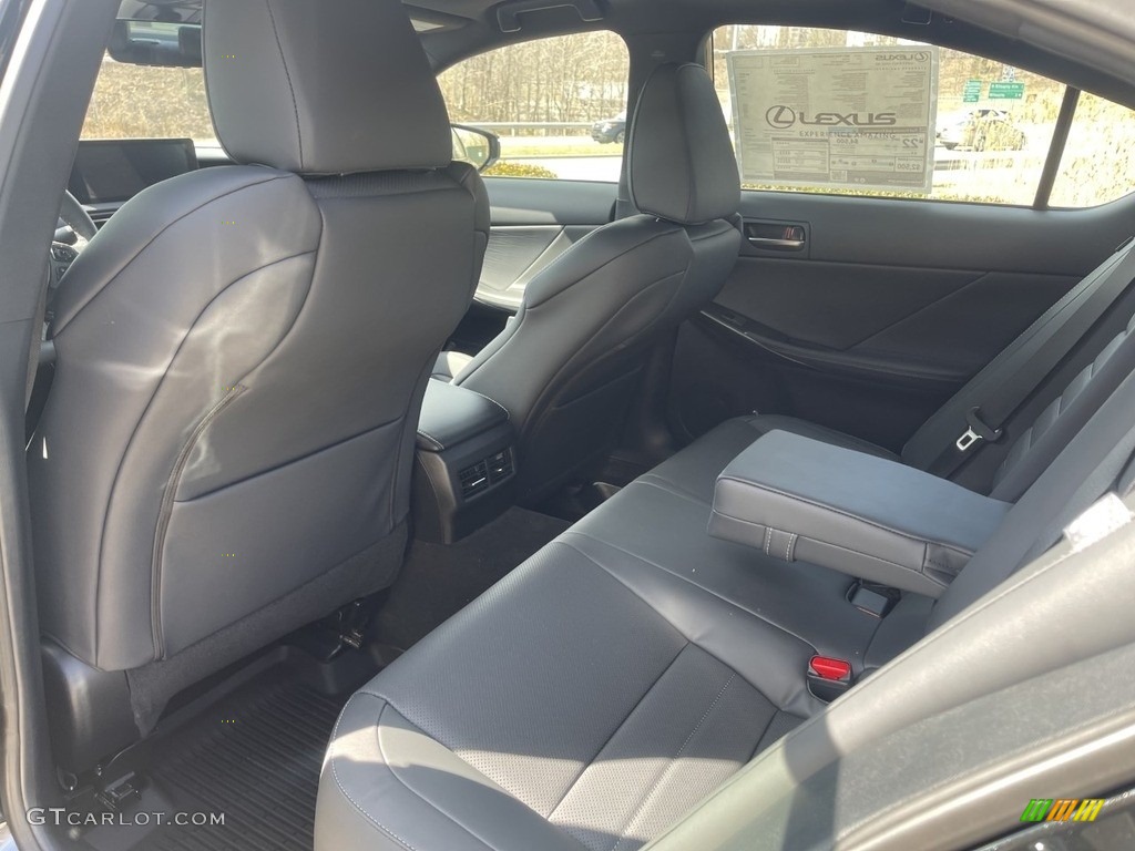 Black Interior 2023 Lexus IS 350 F Sport AWD Photo #145951418