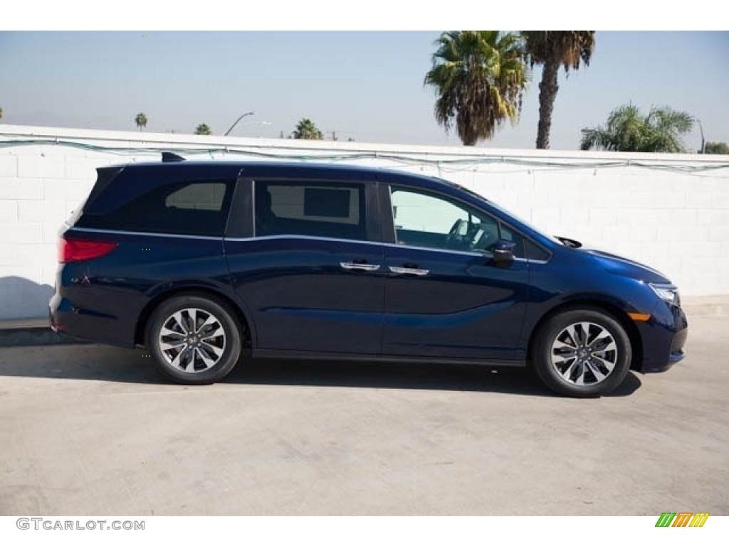 2023 Odyssey EX-L - Obsidian Blue Pearl / Gray photo #8