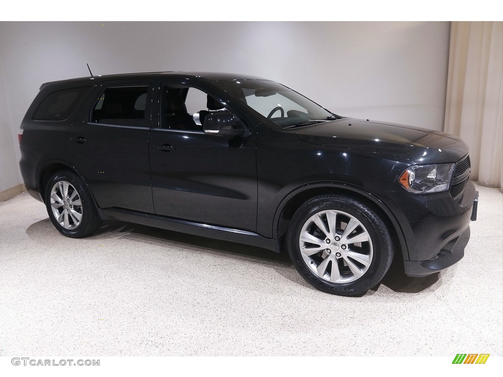 2012 Durango R/T AWD - Brilliant Black Crystal Pearl / Black photo #1