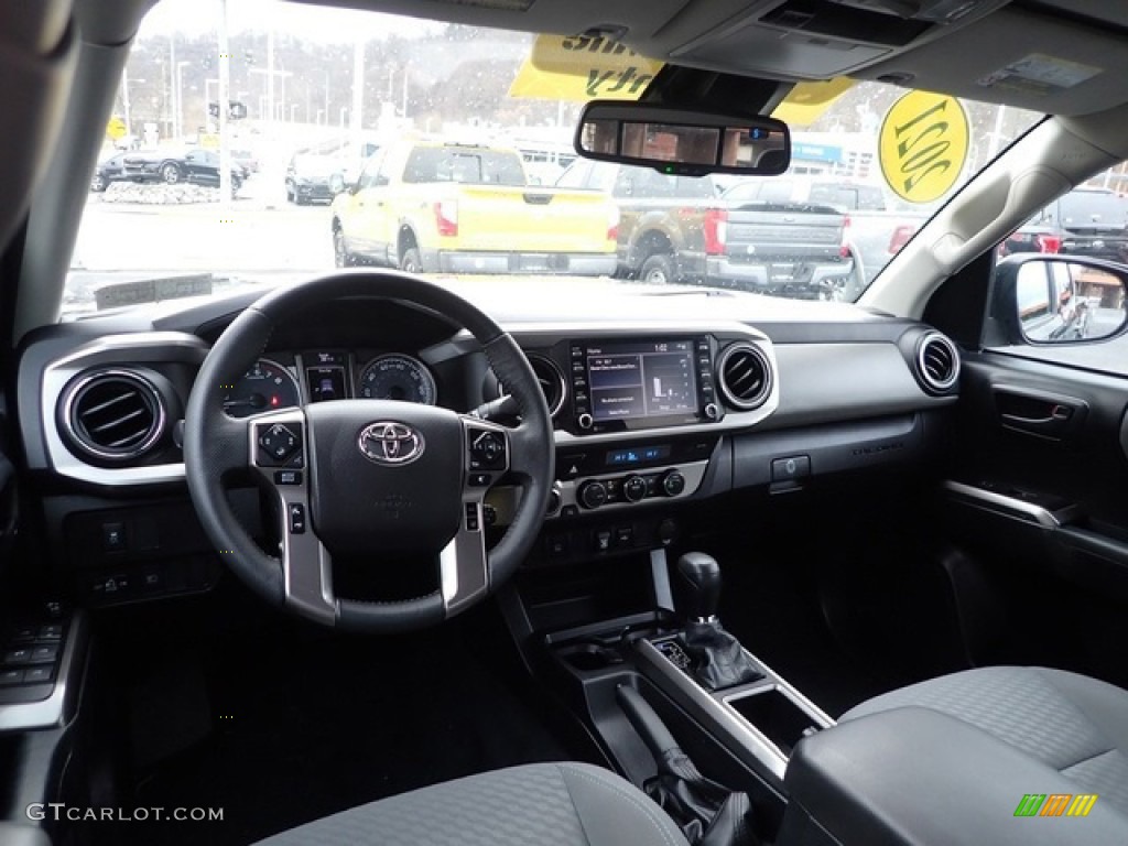 Cement Interior 2021 Toyota Tacoma SR5 Double Cab 4x4 Photo #145952456