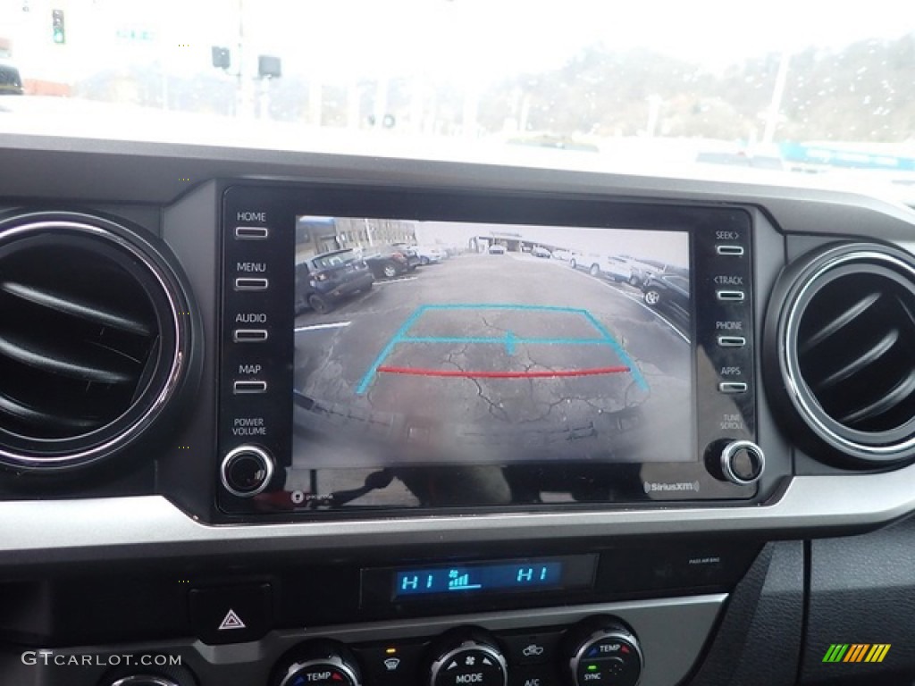 2021 Tacoma SR5 Double Cab 4x4 - Midnight Black Metallic / Cement photo #19