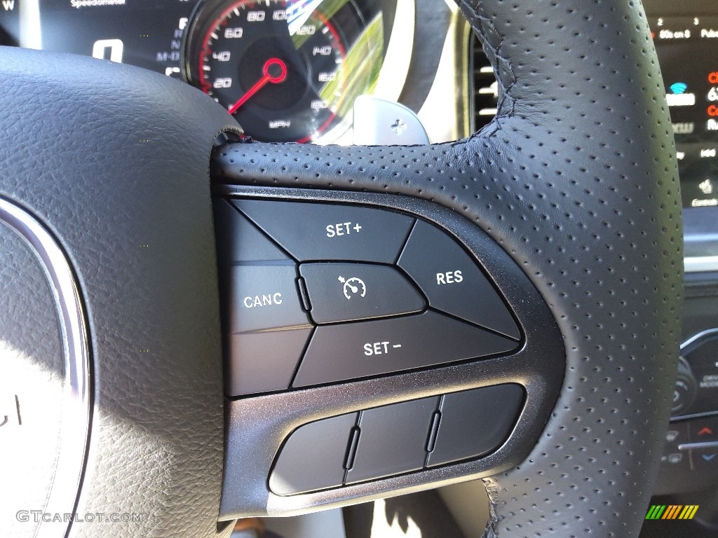 2023 Dodge Charger Scat Pack Daytona 392 Black Steering Wheel Photo #145952819