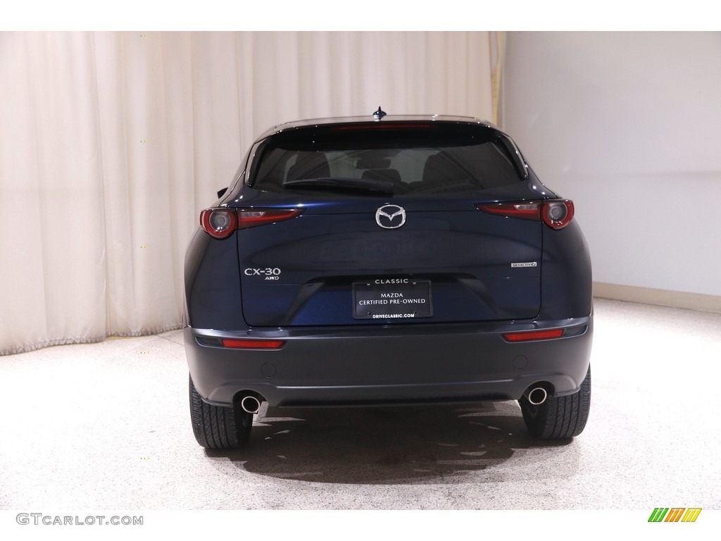 2020 CX-30 Preferred AWD - Deep Crystal Blue Mica / Black photo #18